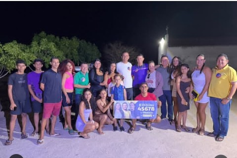 A caminhada do Prefeito Hélio do Povo segue ganhando força pelas ruas de Guamaré